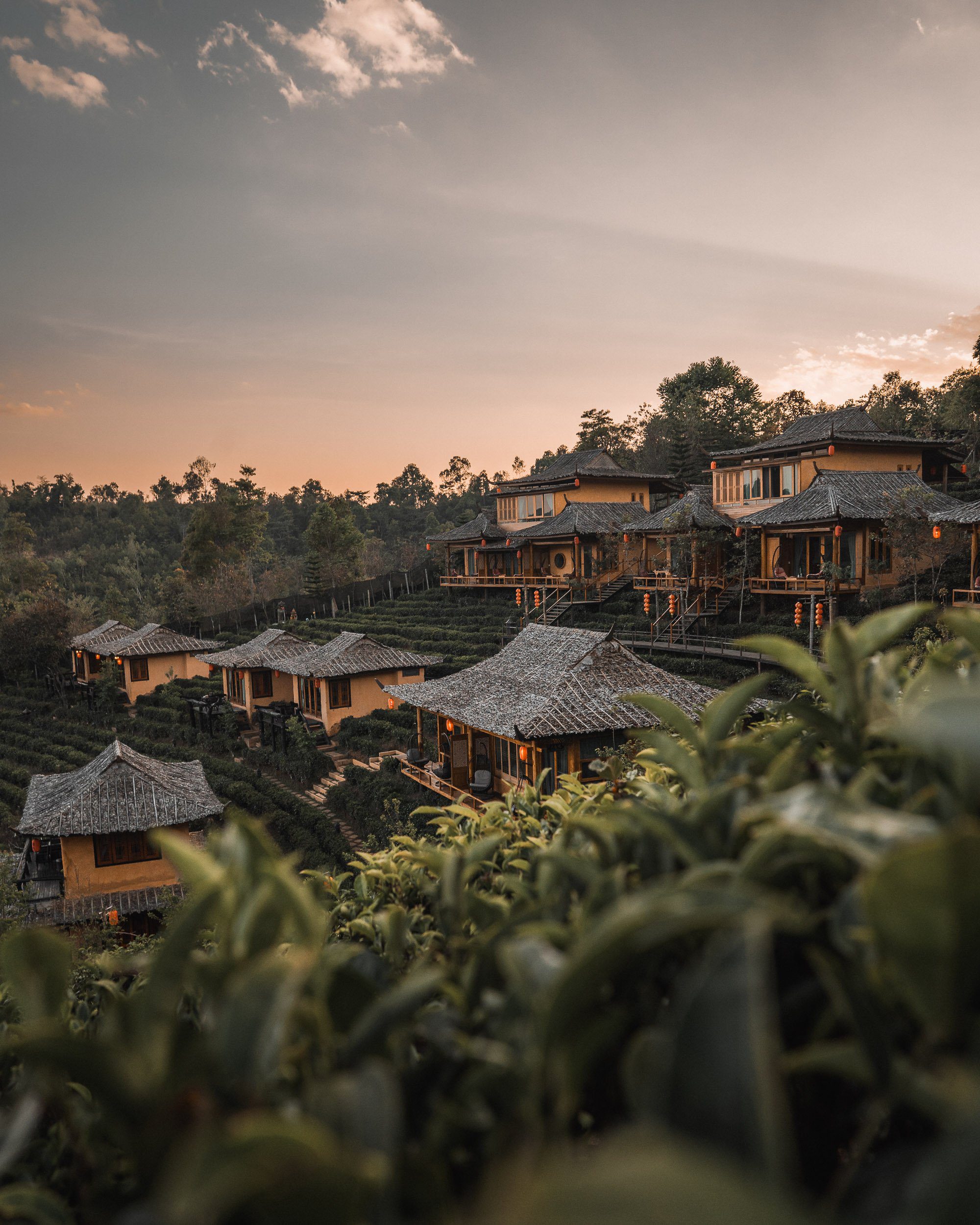 Mae Hong Son Loop - Ban Rak Thai Sunset Mae Hong Son Loop - Ban Rak Thai Sunset