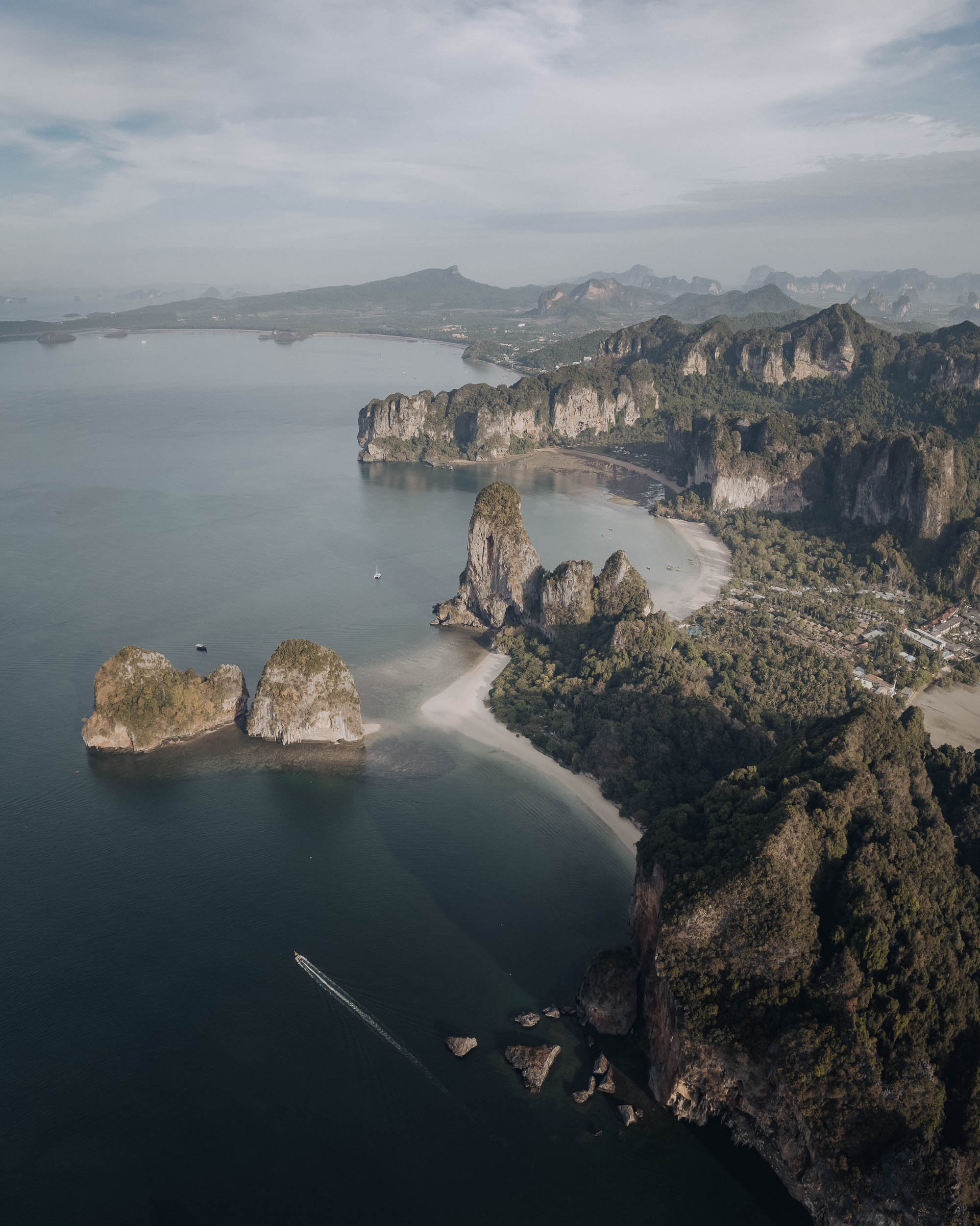 The amazing Railay Beach at sunrise