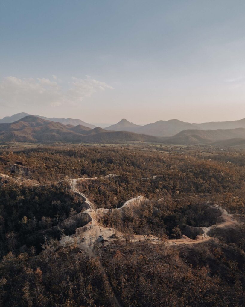 Pai Canyon at sunset