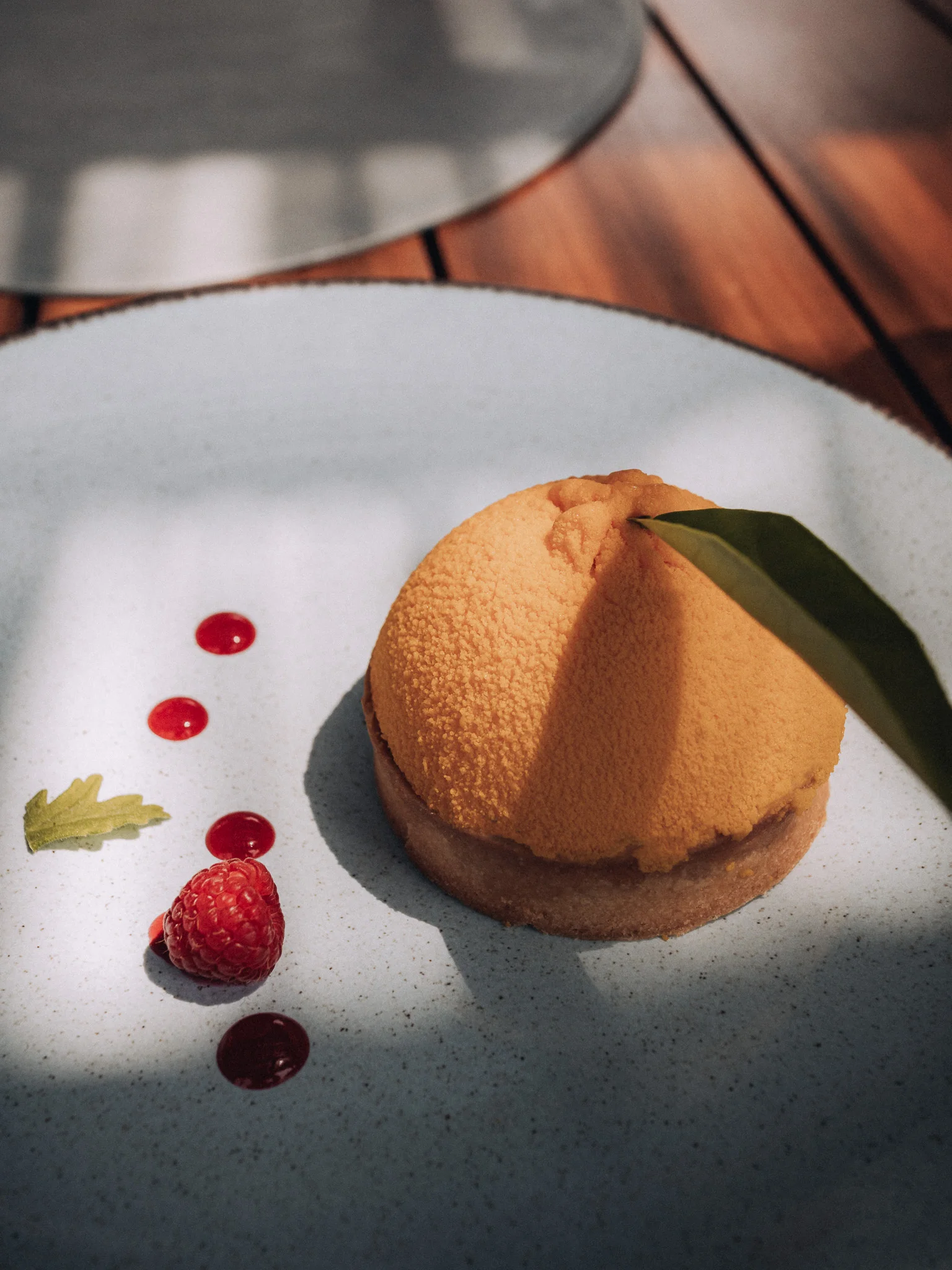 Dessert served at Azzera restaurant Four Seasons Marrakech