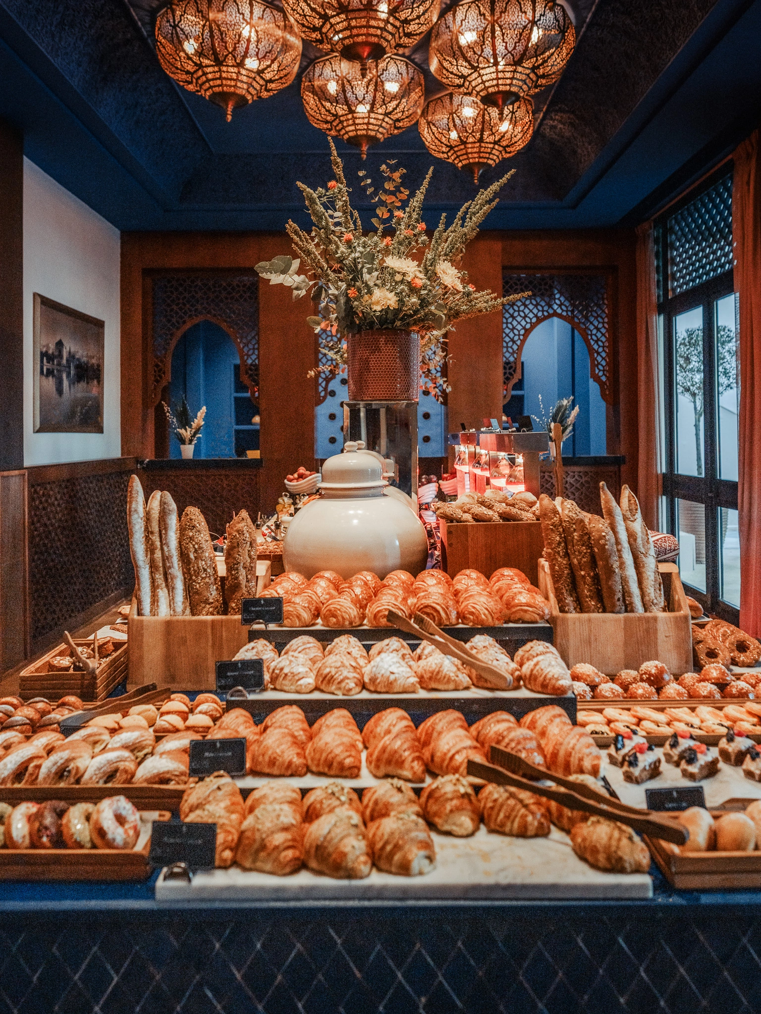 Breakfast buffet at Four Seasons Marrakech