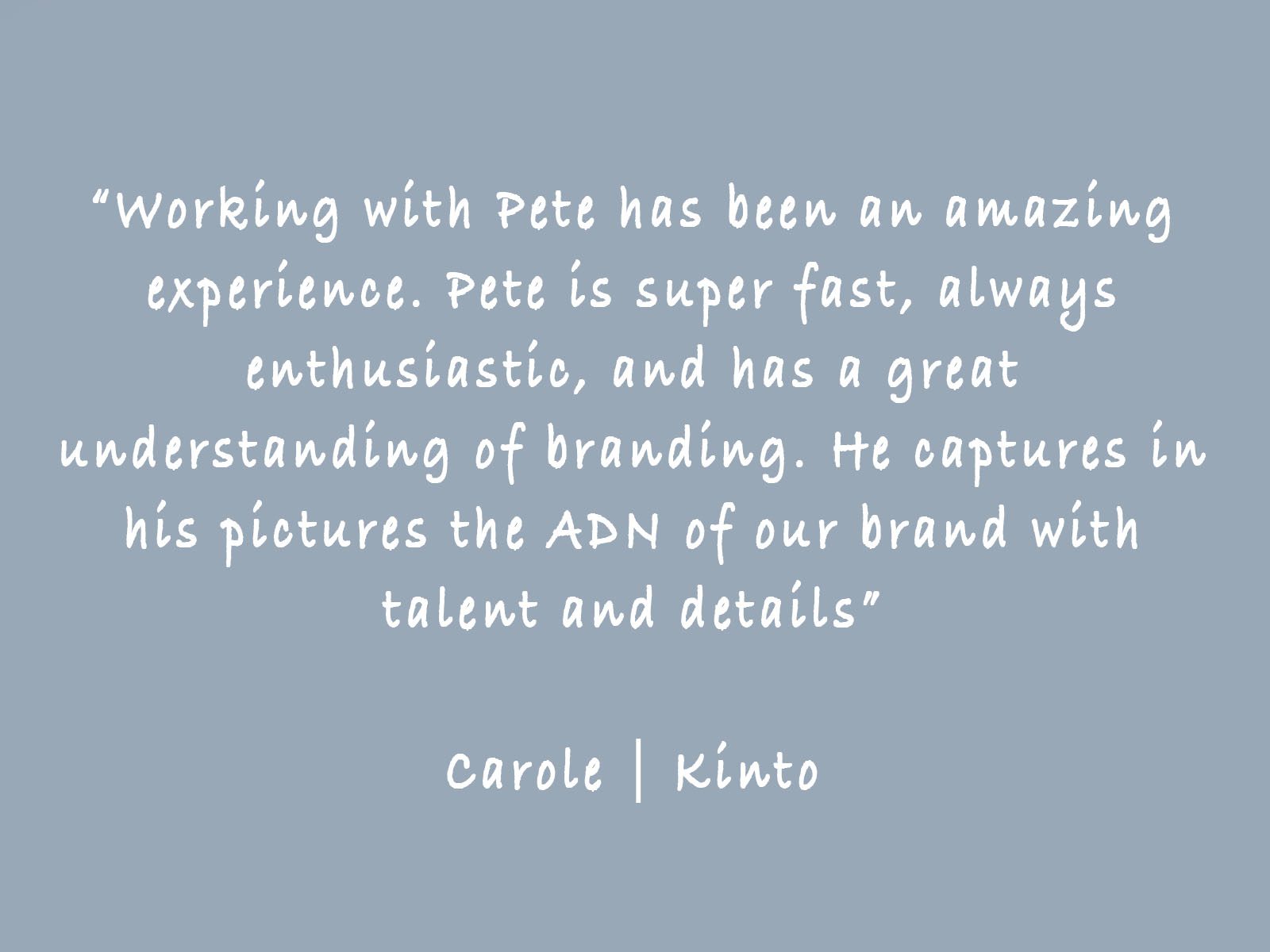 A review from Kinto.