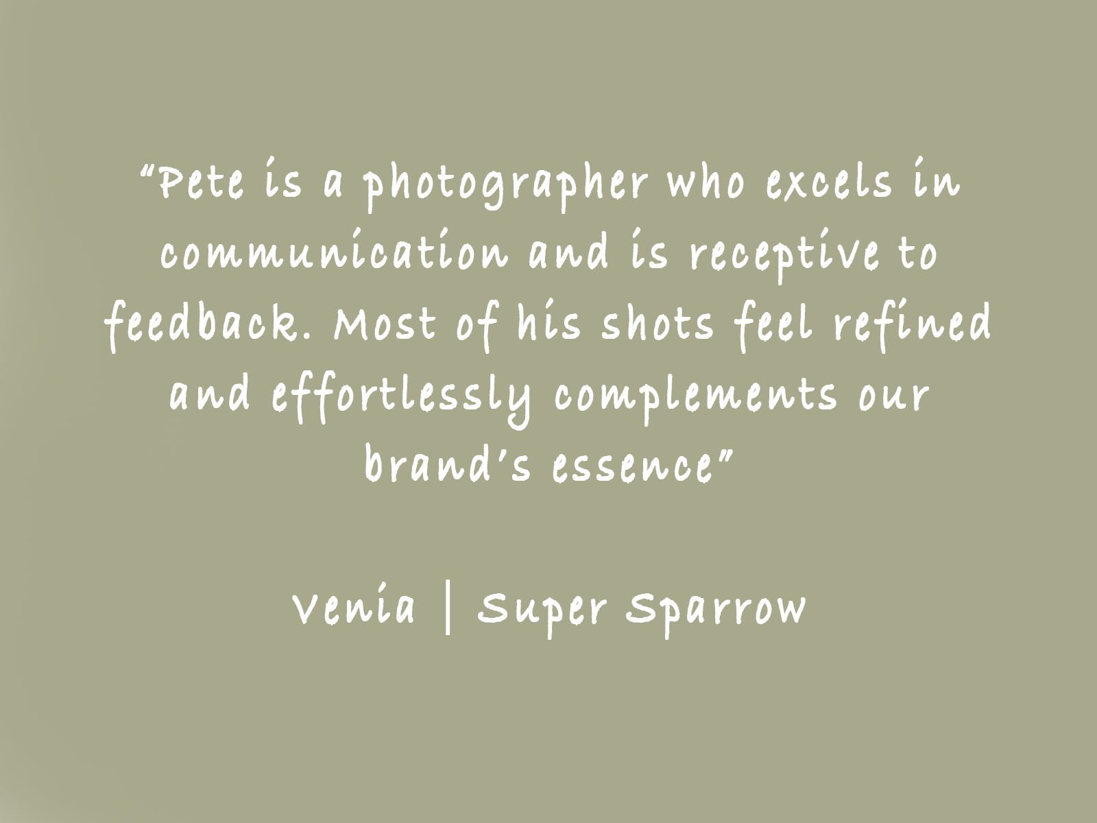 A review from SuperSparrow