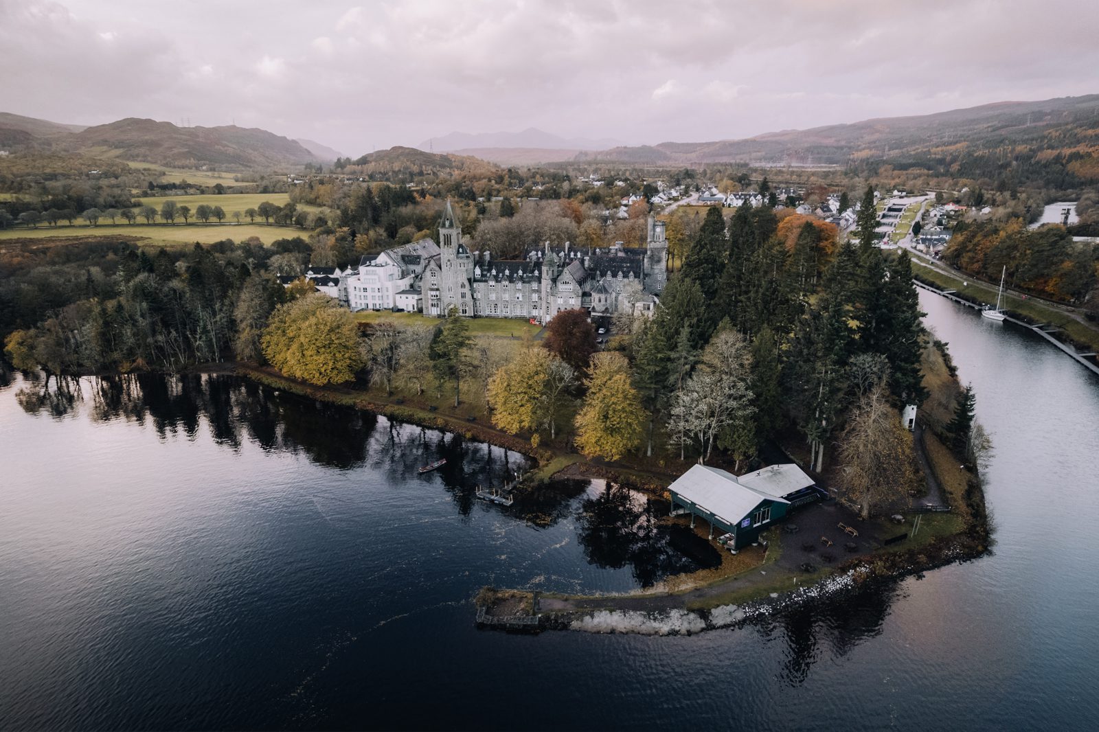 Scenic view of Highland Club Scotland.
