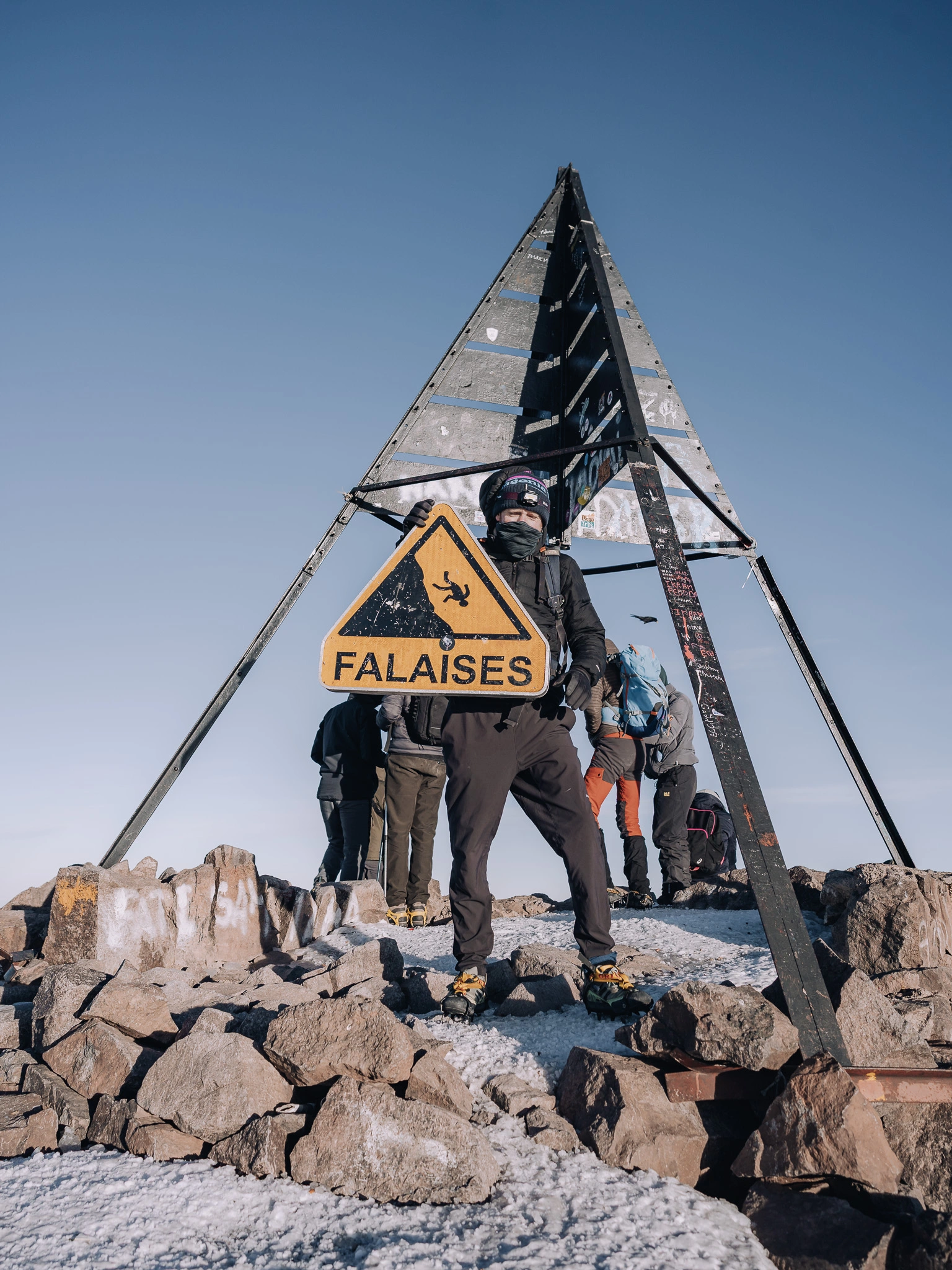 Me standing on the summit of mount toubkal