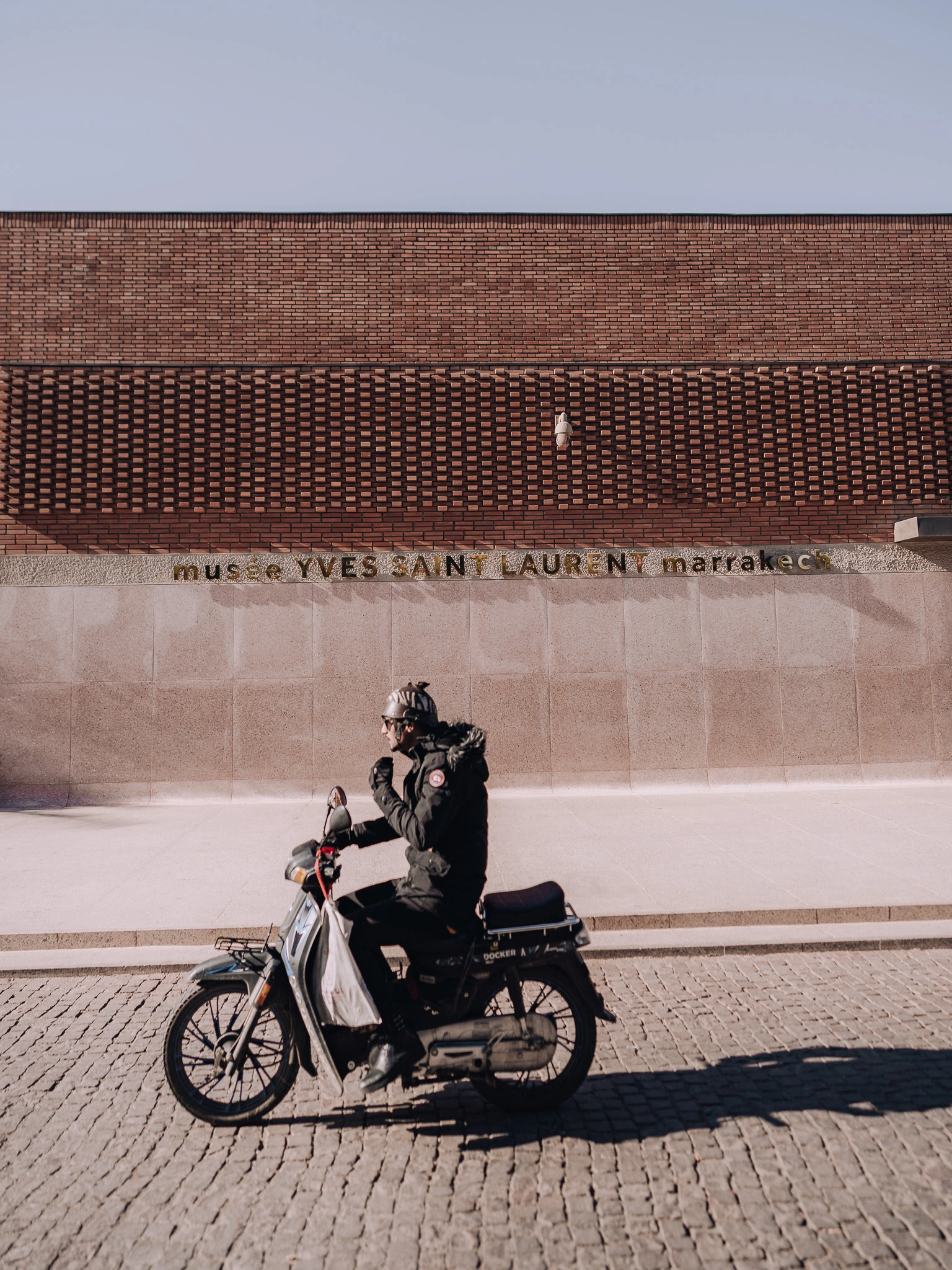 Entrance to the Yves Saint Laurent Museum in Marrakech