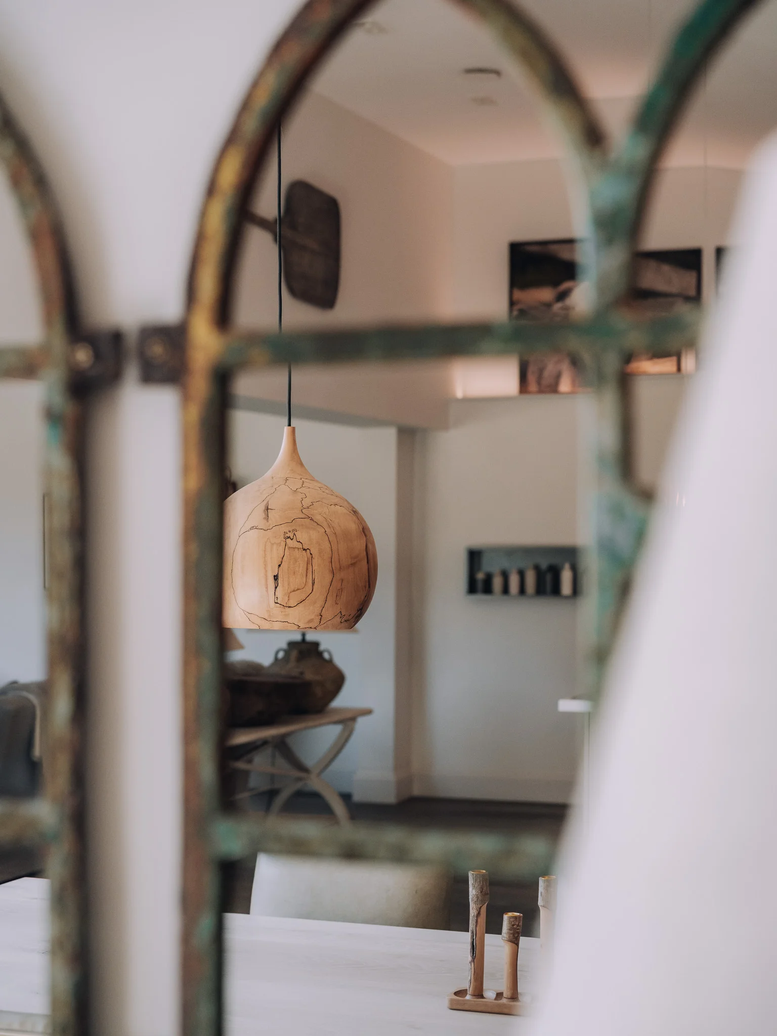 Interior details inside the Bull Pen at Bibury Farm Barns